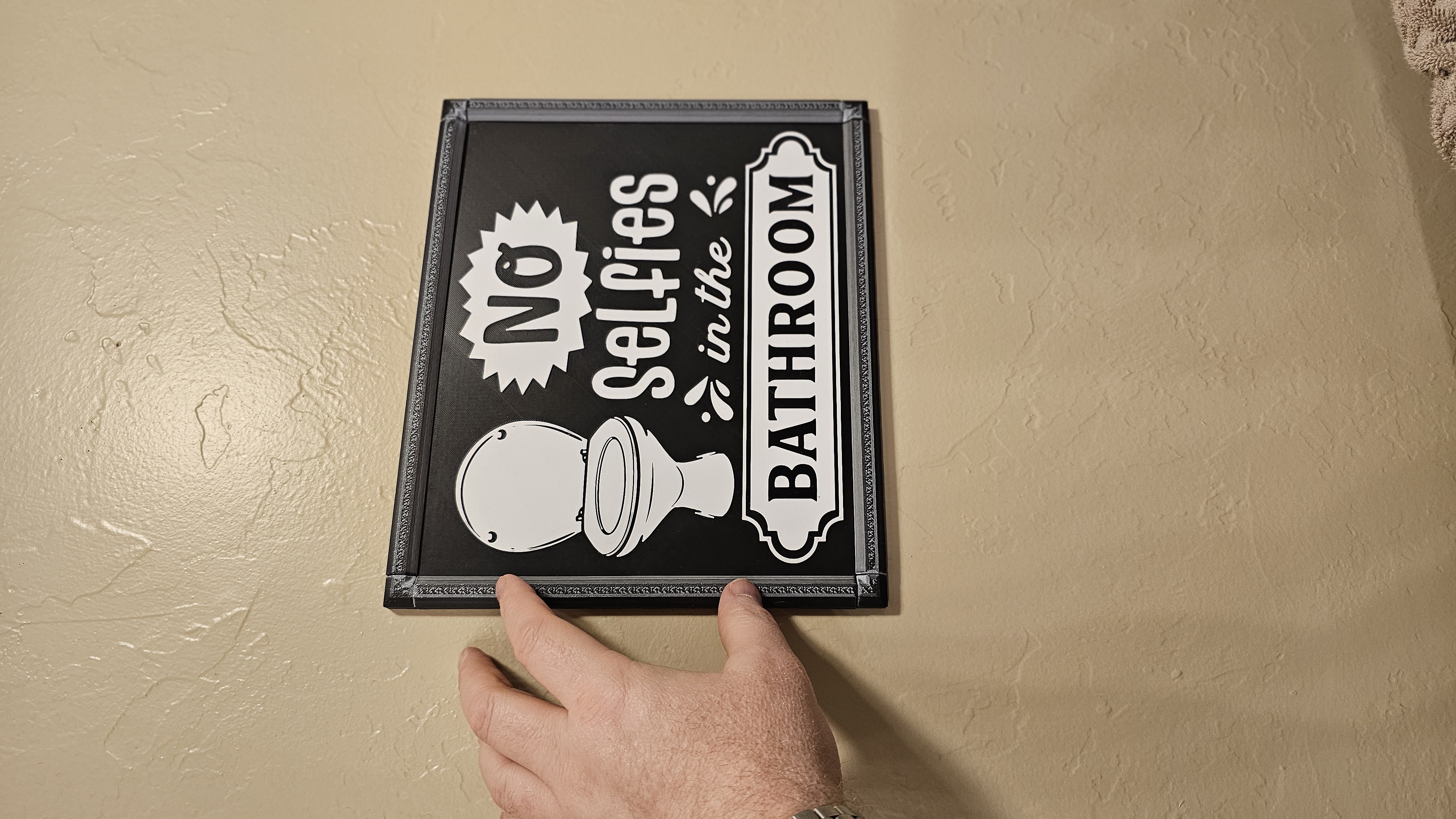 Decorative Craft Sign - 3D printed home decor sign